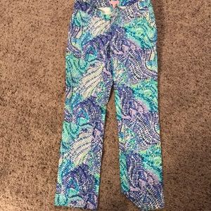 Lilly Pulitzer kelly ankle pants 0